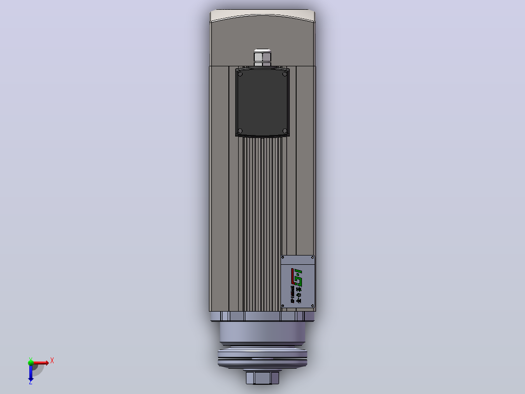DS85D-CF30(中线盒) 精密锯切电机[DS85D-S09P7.50-SCF30]俯视图