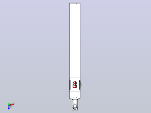 滚珠丝杠直线轴带导轨全封闭TPA-HCR-110D-1610C-L750-M-C-P40-N3俯视缩略图