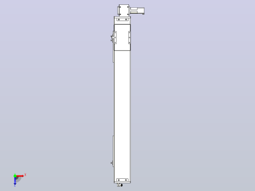 MCB10无尘皮带滑台[MCB10-L32-800-RD-100W-C3]俯视缩略图