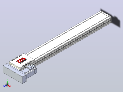 滚珠丝杠直线轴带导轨全封闭TPA-HCR-110D-1610C-L750-MR-C-P40-N3正等轴测缩略图