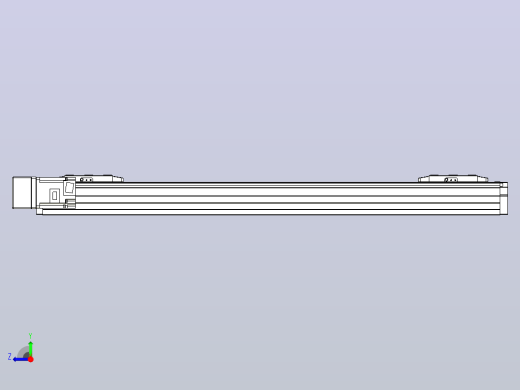 滚珠丝杠线性轴TPA-GCRS-80-1610C-L250-ML-M20-N3右视缩略图