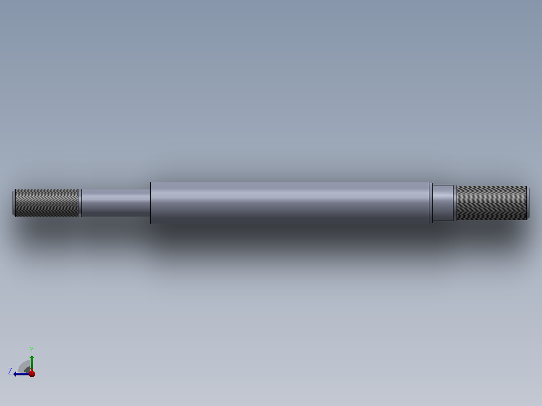 横拉杆气动缸 32x12x50 mm右视图