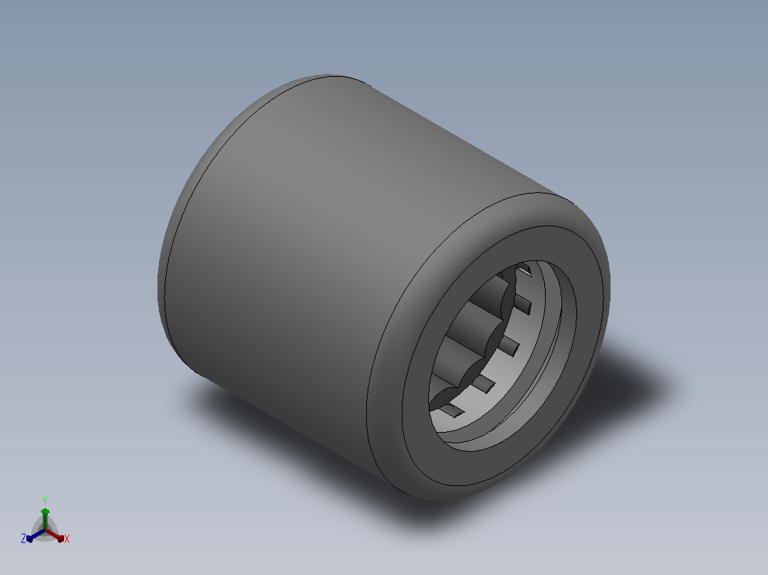 多套GBT290滚针轴承3D模型Solidworks设计正等轴测图