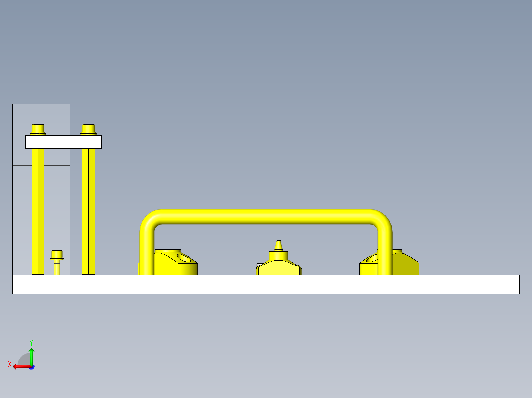 孔测定销检具后视图