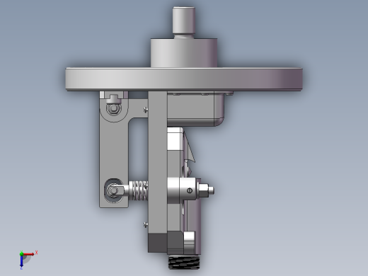 数控车床液压夹具俯视缩略图
