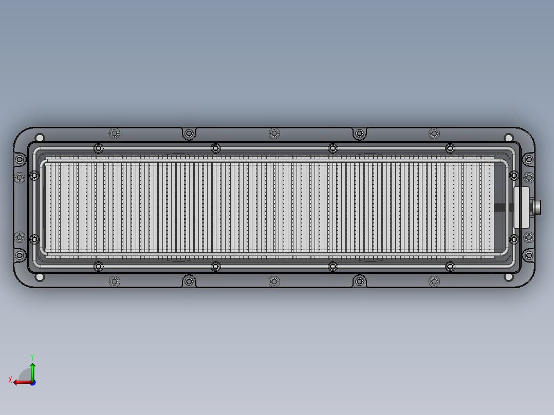 新开发电镀治具 3D模型sw2016可编辑后视图