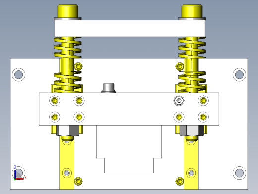 薄膜压接夹具1前视缩略图