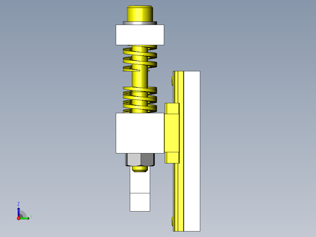 薄膜压接夹具1右视图