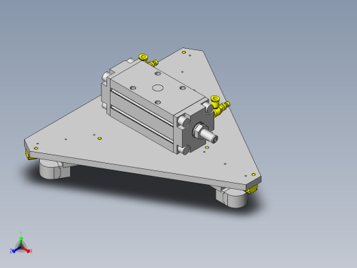 使用连杆的内筒夹头正等轴测缩略图