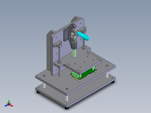 PCBA测试治具正等轴测缩略图