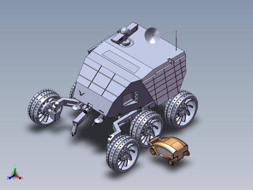 月球车”零部件设计及装配