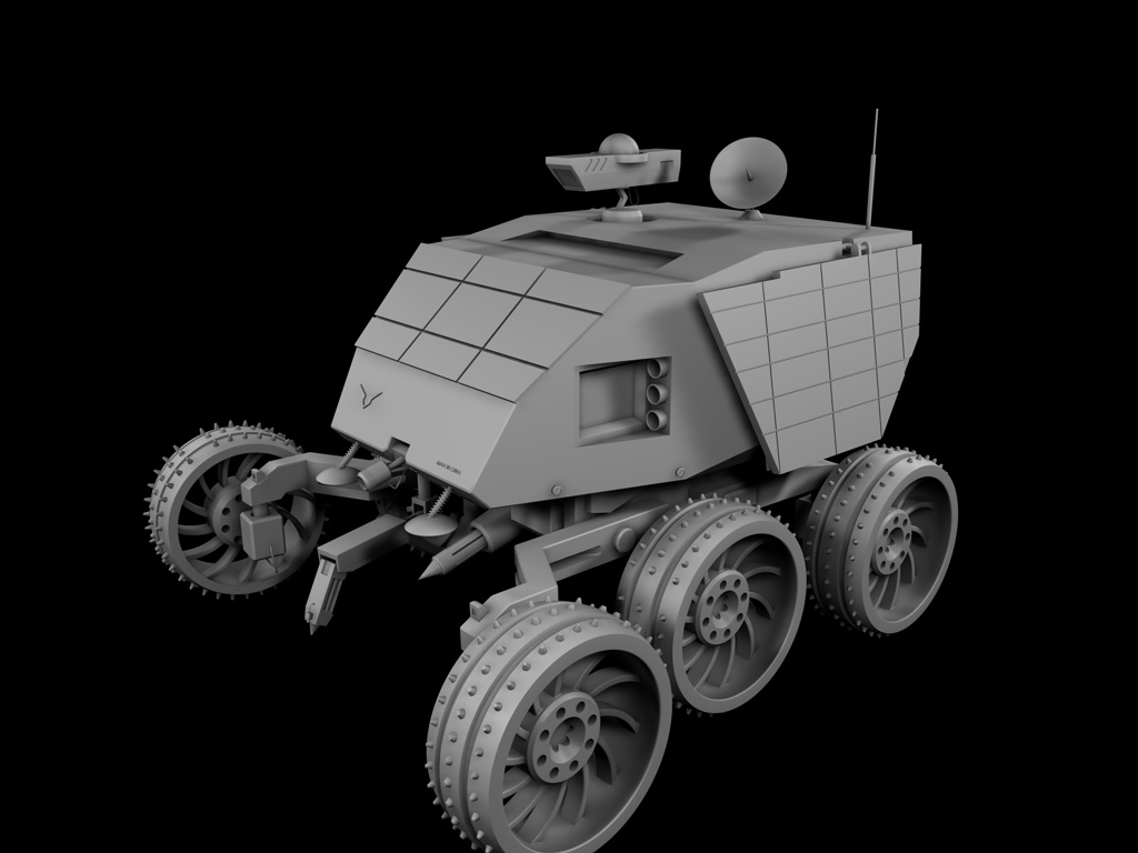 月球车”零部件设计及装配