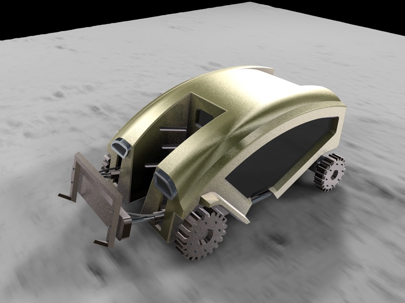 月球车”零部件设计及装配