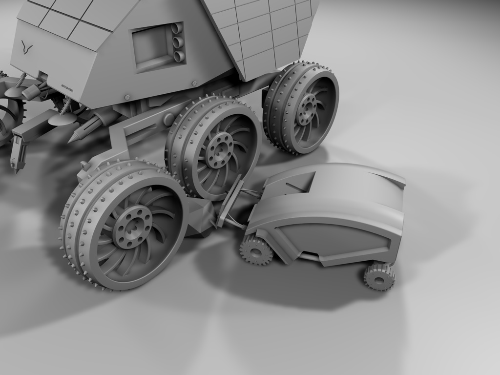 月球车”零部件设计及装配