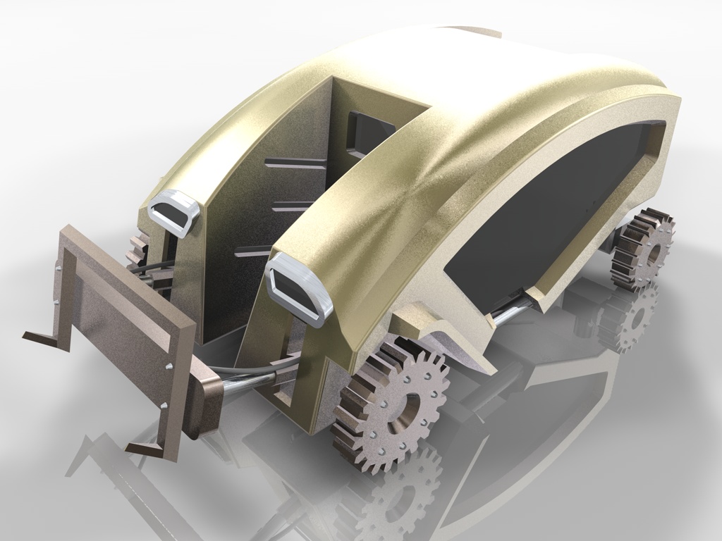 月球车”零部件设计及装配