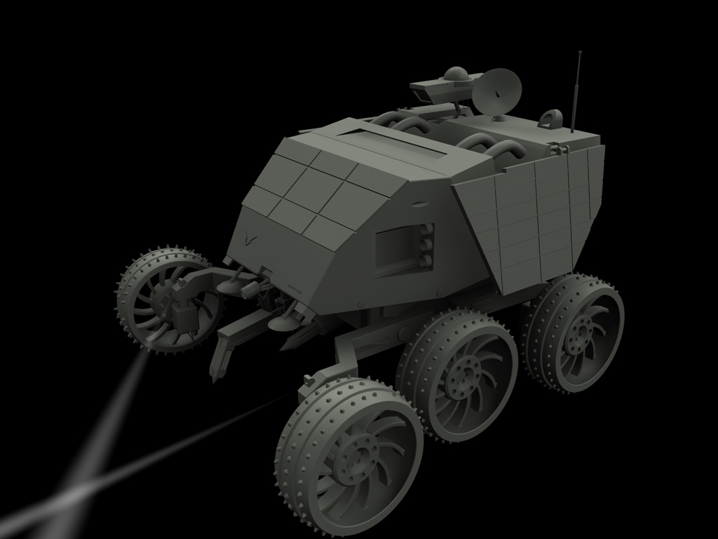 月球车”零部件设计及装配