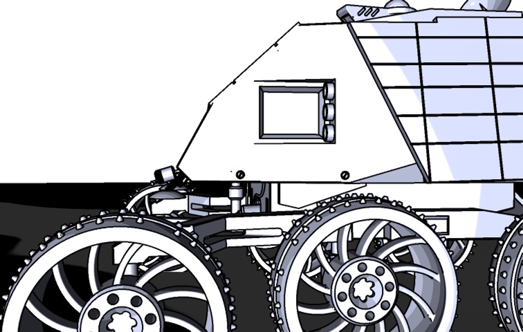 月球车”零部件设计及装配