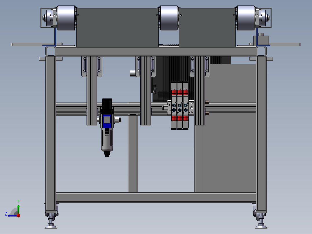 B5_同步带及顶升机构（）右视图