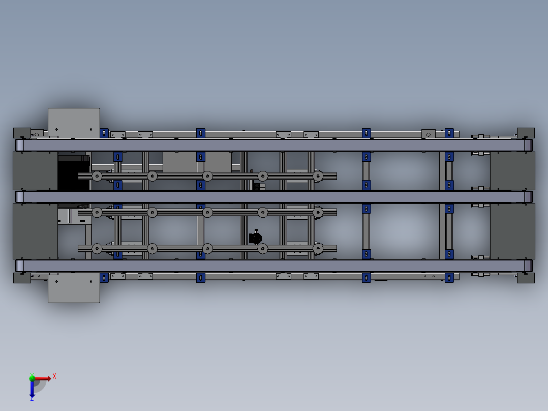 B5_同步带及顶升机构（）俯视图