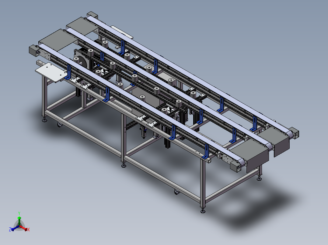 B5_同步带及顶升机构（）正等轴测图