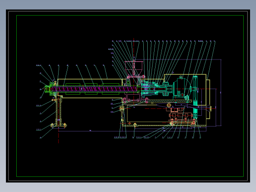 φ120卧式单螺杆挤塑机全套毕业设计