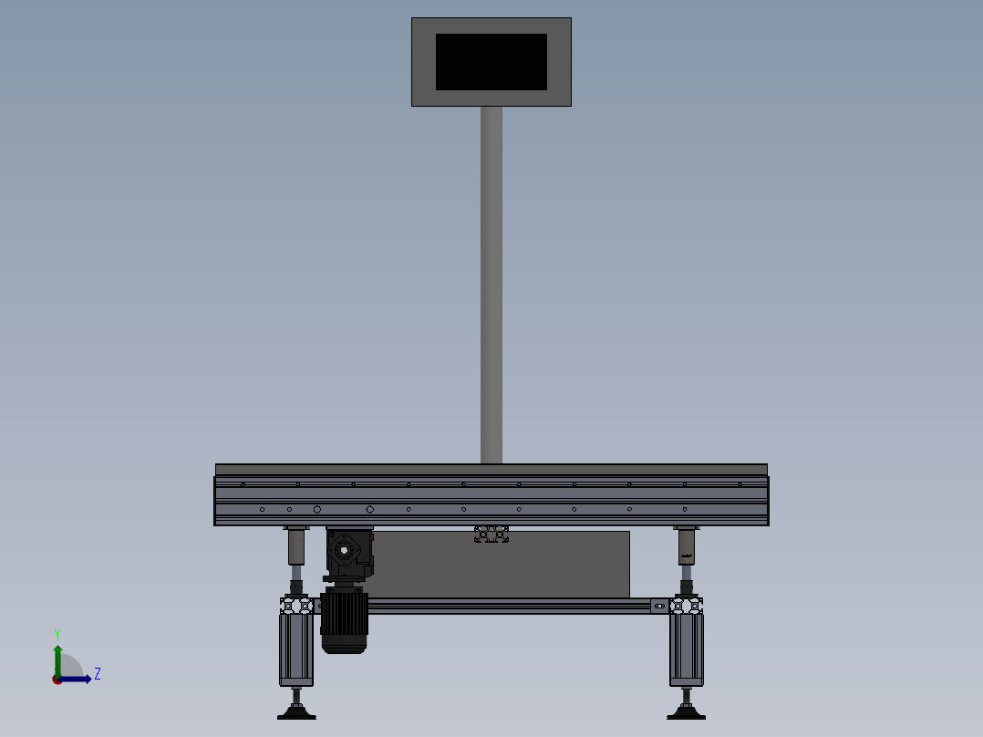 动力称重线左视图