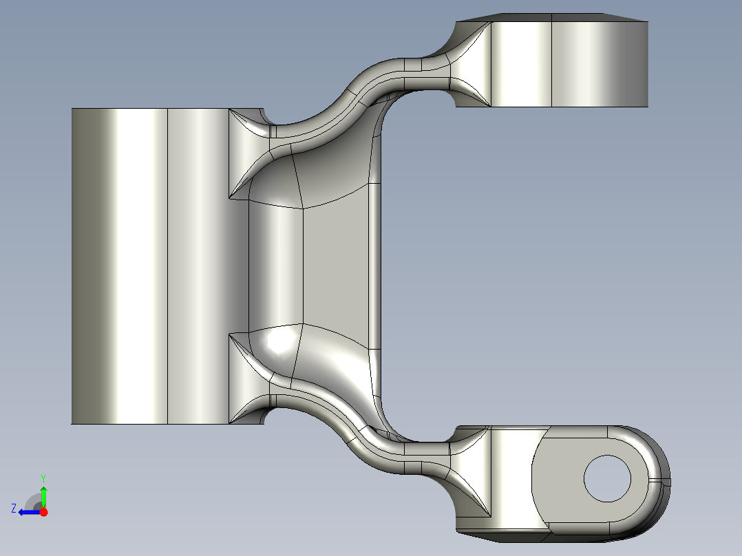 朱梅勒悬挂式公共汽车右视图