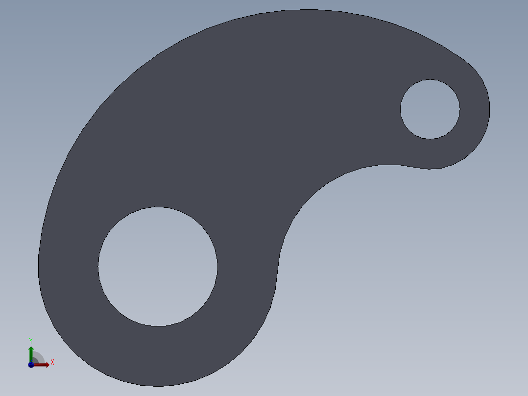 SW建模练习题-practice 63前视图