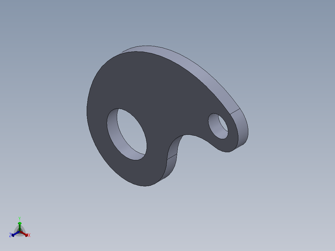 SW建模练习题-practice 63正等轴测图