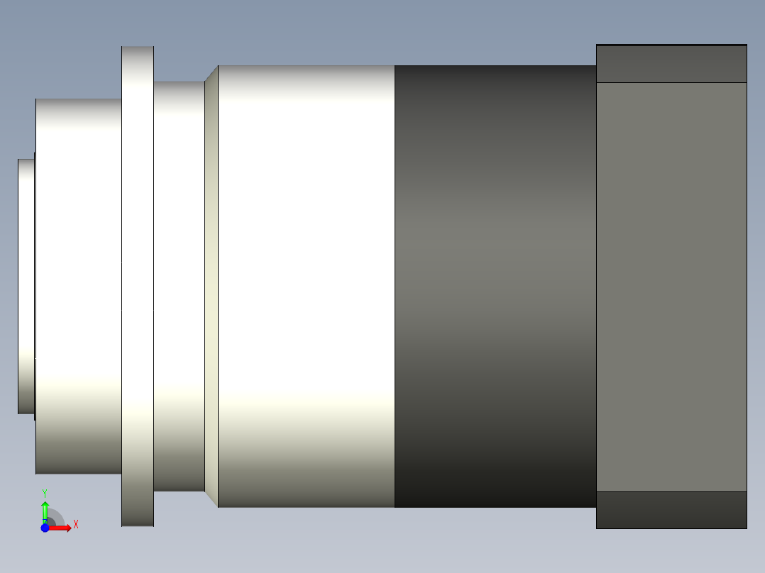 直齿PLH160-L2 42-114.3-200-M12.stp前视图