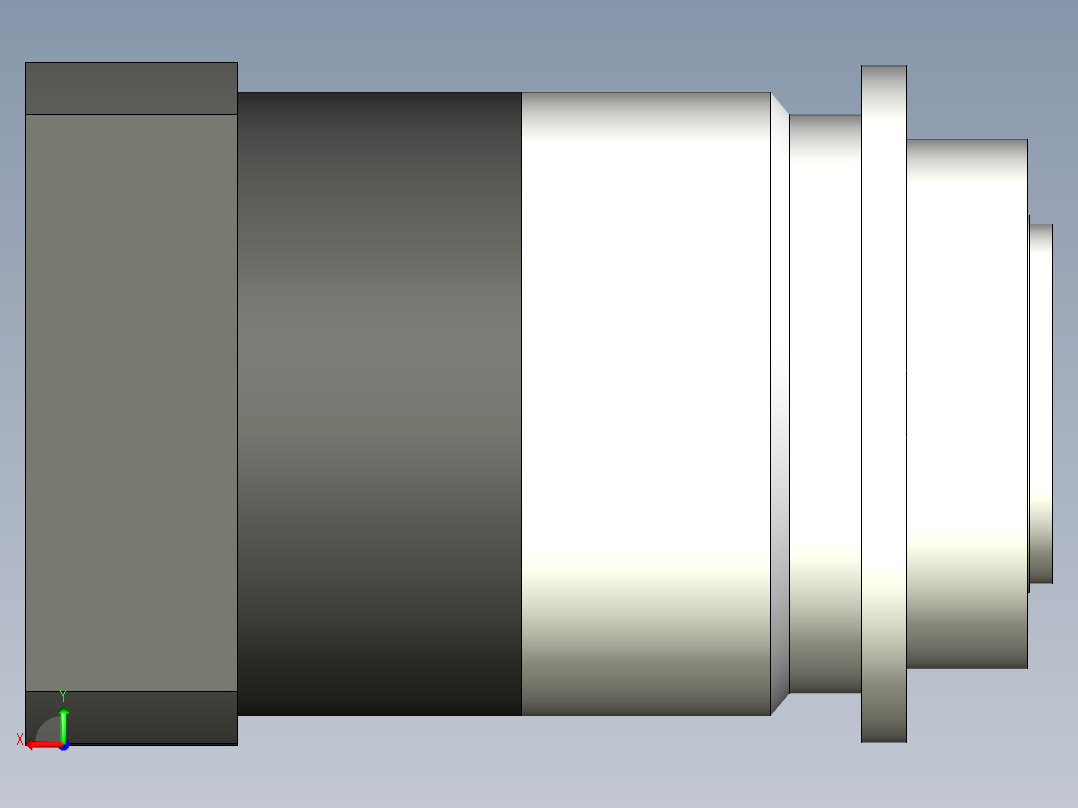 直齿PLH160-L2 42-114.3-200-M12.stp后视图
