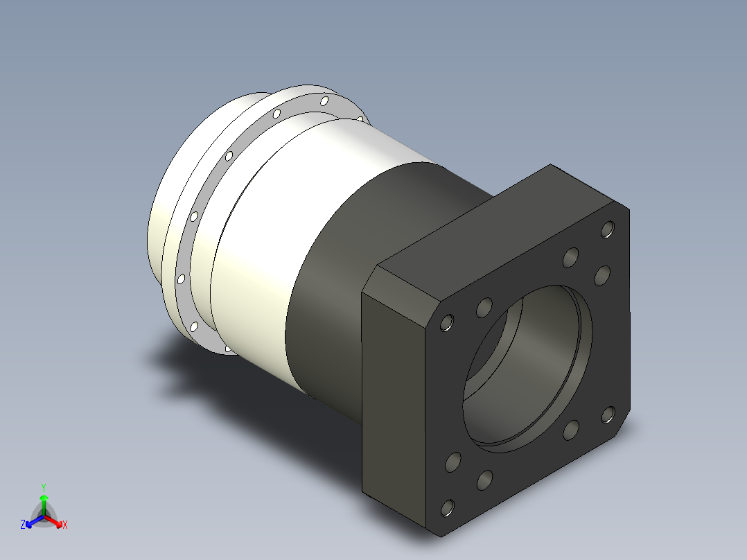 直齿PLH160-L2 42-114.3-200-M12.stp正等轴测图