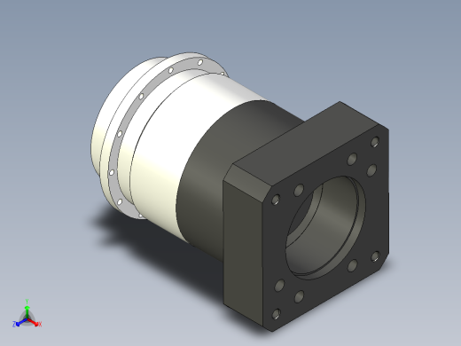直齿PLH160-L2 42-114.3-200-M12.stp正等轴测缩略图