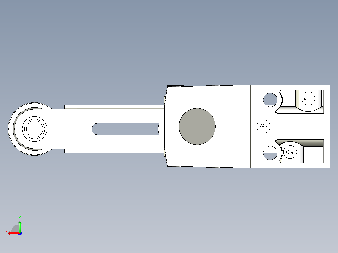 横向调节-MML-M5行程开关后视图