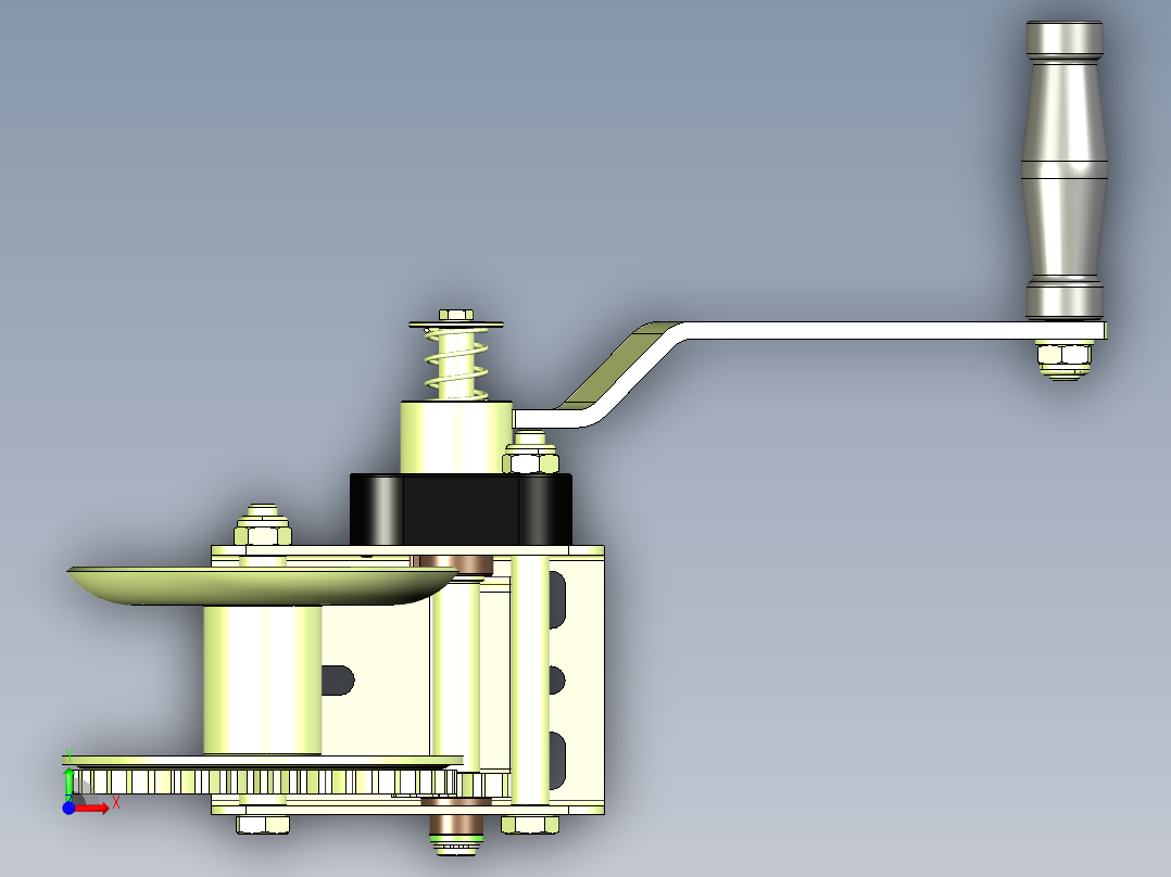 绞车 卷扬机 (37)前视图