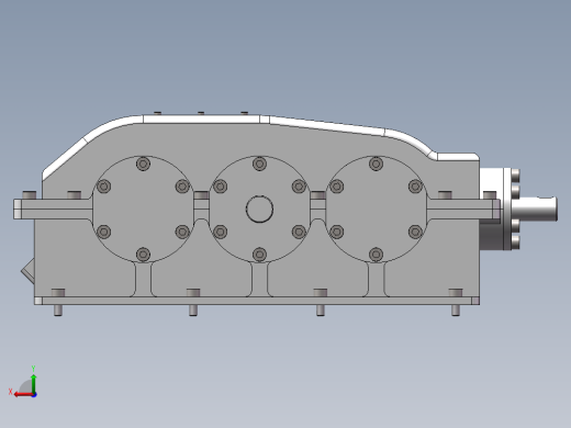 齿轮减速箱后视缩略图