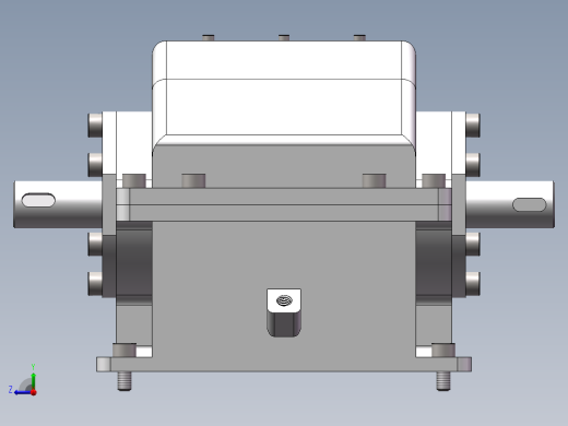 齿轮减速箱右视缩略图