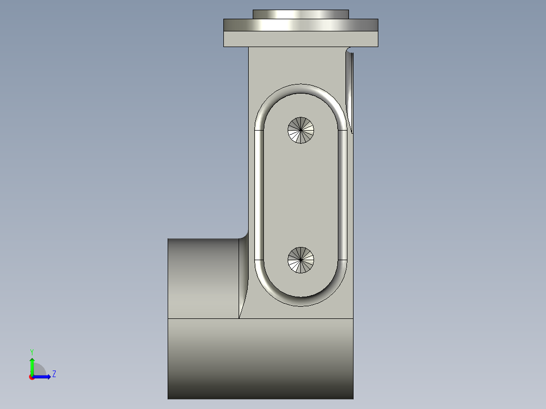 阀体底座机械加工工艺规程及工艺装备夹具设计【含CAD图和全套卡片】左视图