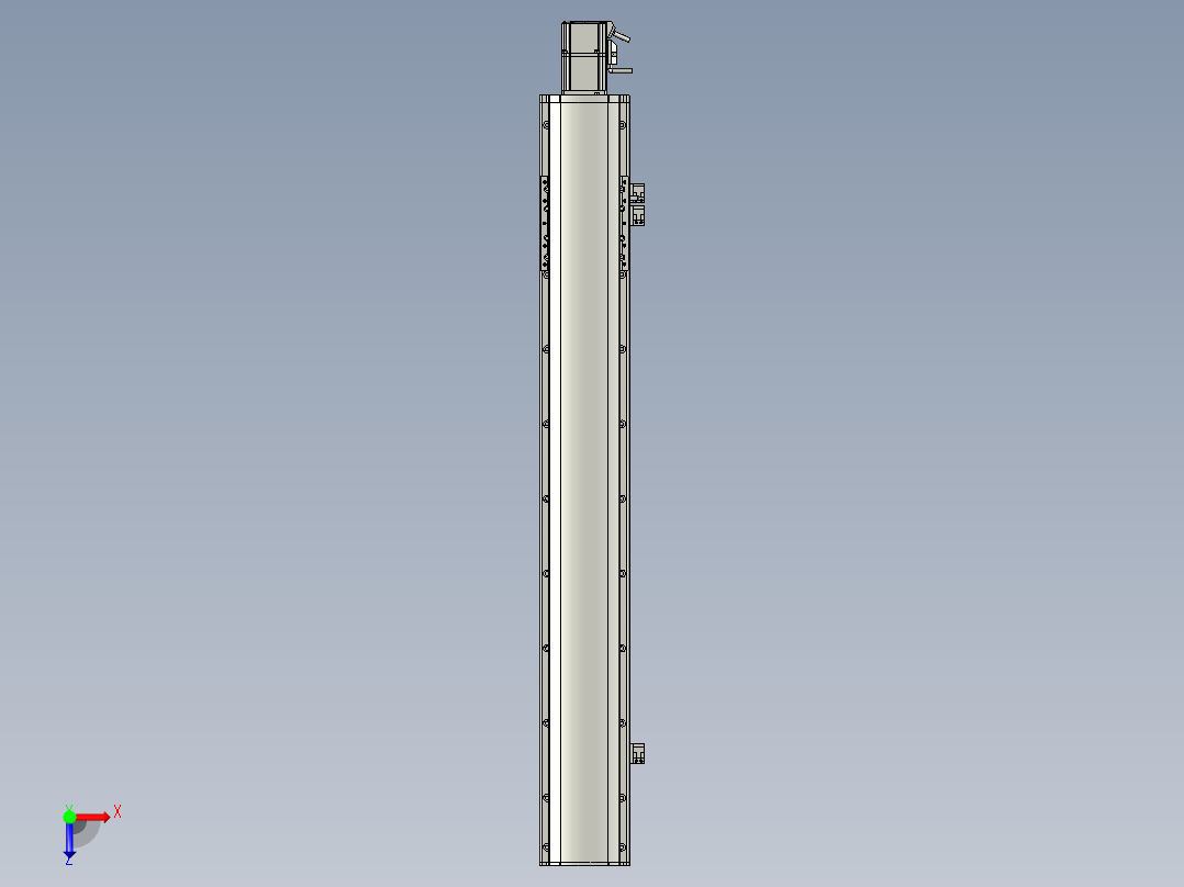 半封闭丝杆滑台MT120BS.L#.750.BC.P40.C3俯视图