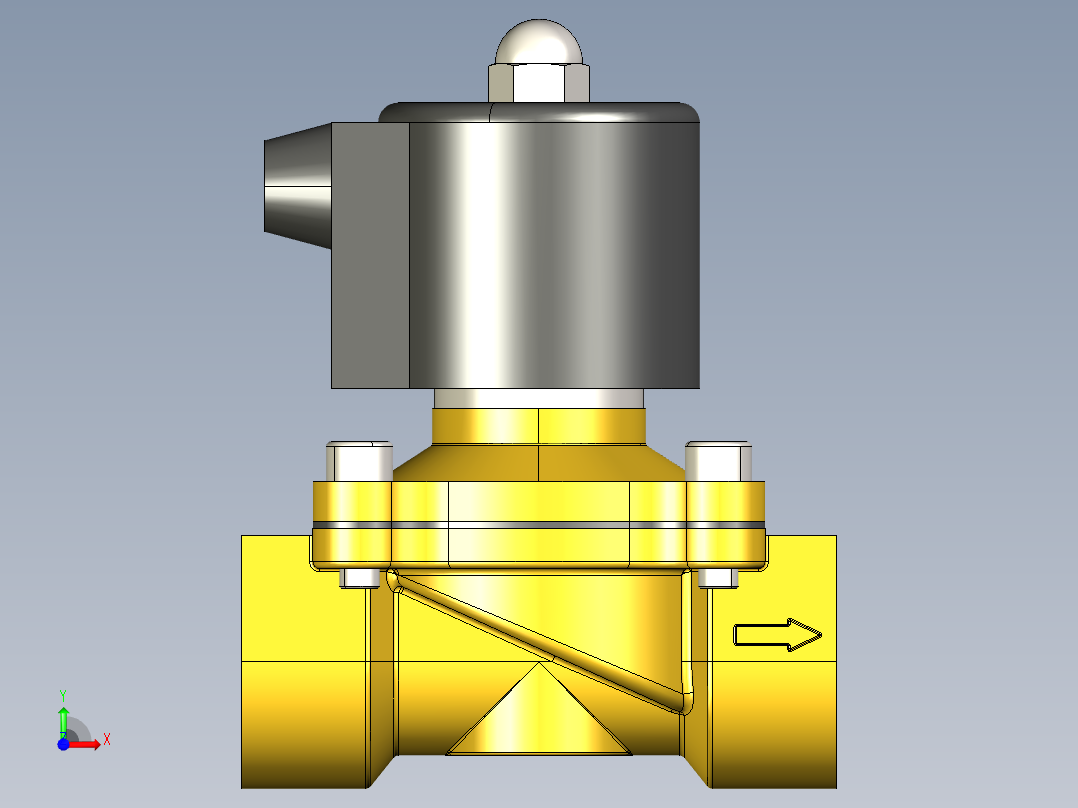 阀门模型-DN25______前视图