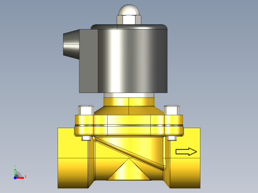 阀门模型-DN25______前视缩略图