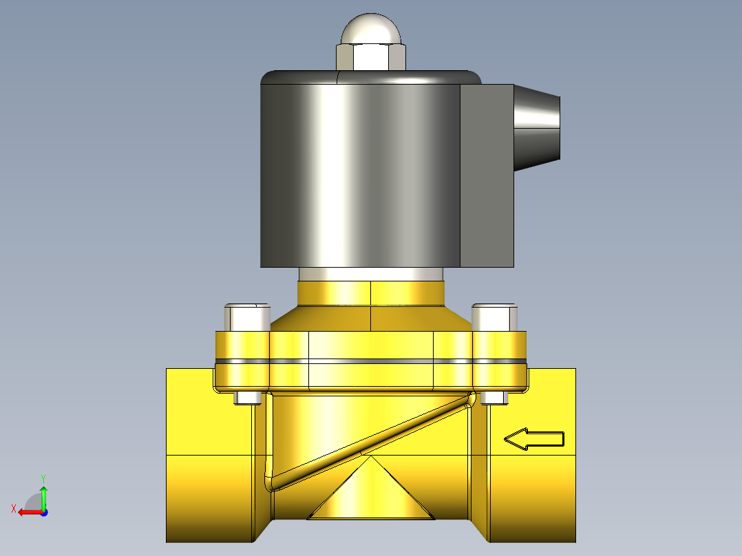 阀门模型-DN25______后视图