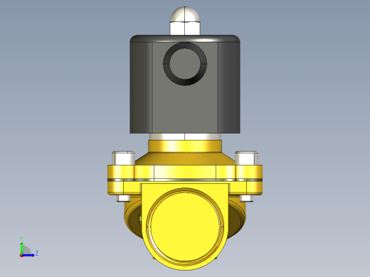 阀门模型-DN25______左视缩略图