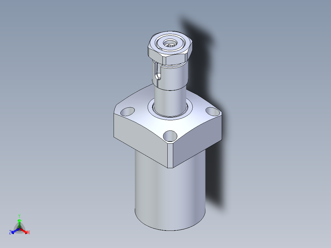 KOSMEKLHA0550-GR-Q15多系列多零件图纸模型主视图