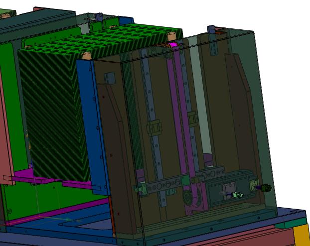 tray盘上料及空盘回收层叠机构