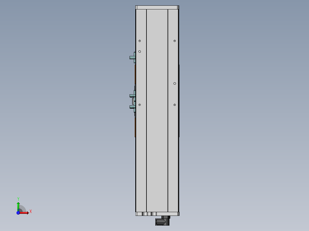 MCH丝杆全封闭MCH10-M-100WB前视图