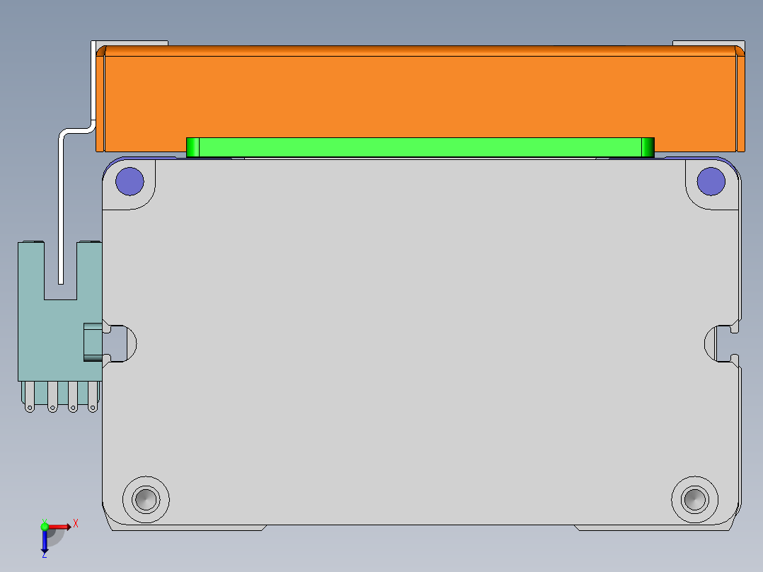 MCH丝杆全封闭MCH10-M-100WB俯视图