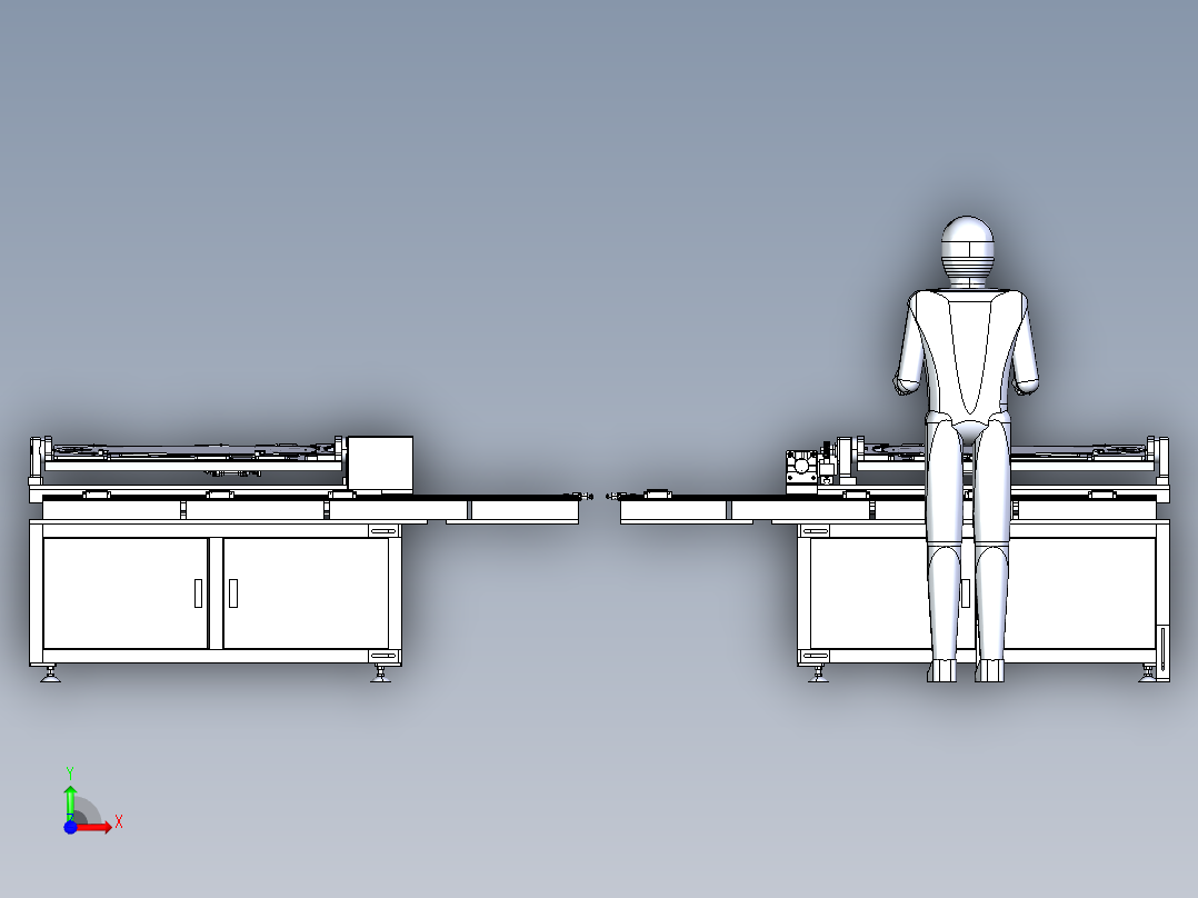 激光焊接工装前视图
