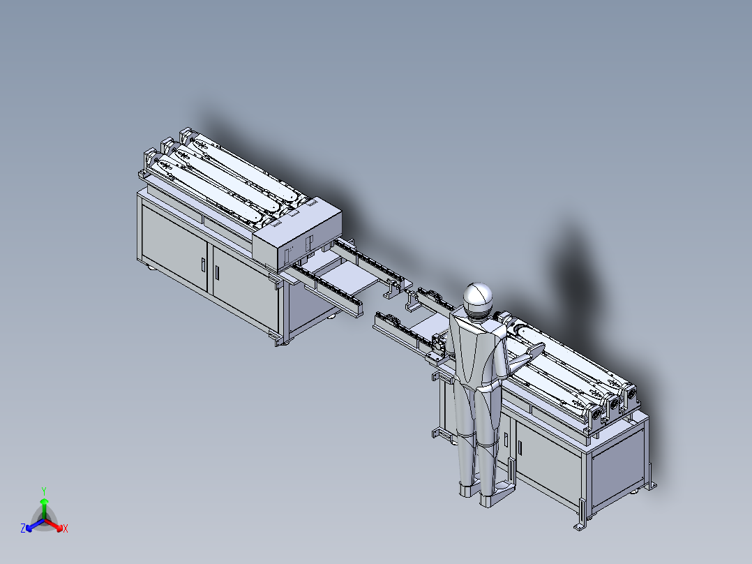 激光焊接工装正等轴测图