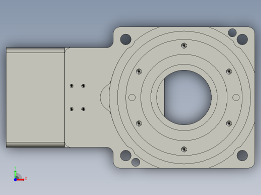 中空旋转平台KFN85-L2-10-L-20-N前视缩略图